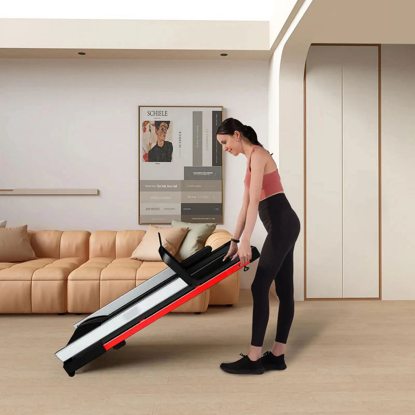 Treadmills Electric Remote Control Foldable Running Walkingpad for Home Portable