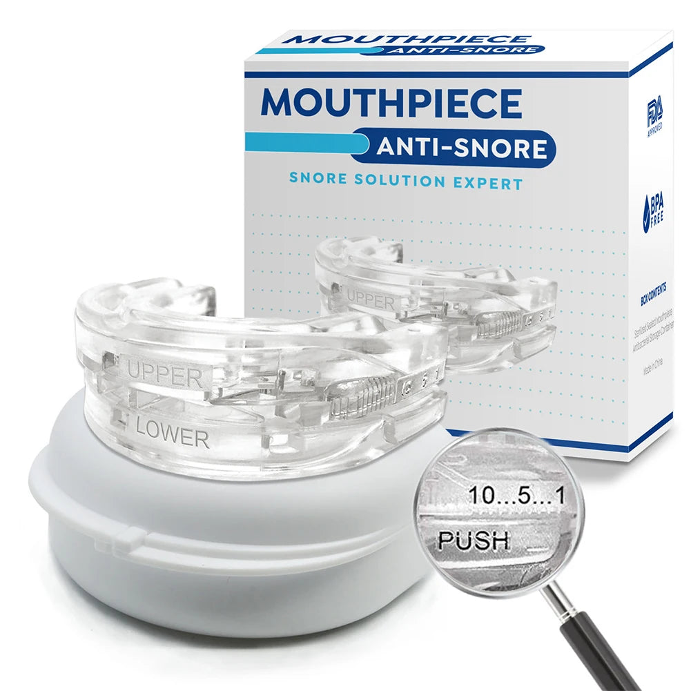 Reusable Anti Snore Mouth Guard, Improve Sleeping