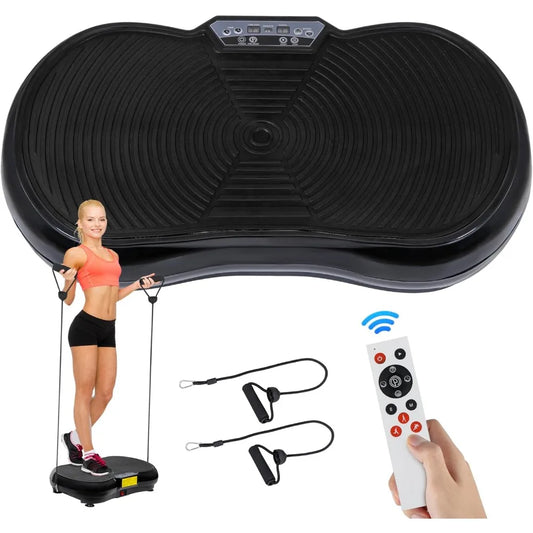 Vibration Plate Exercise Machine, Whole Body Workout Vibration Fitness Platform for Weight Loss, Toning Wellness, Home Gym Equi