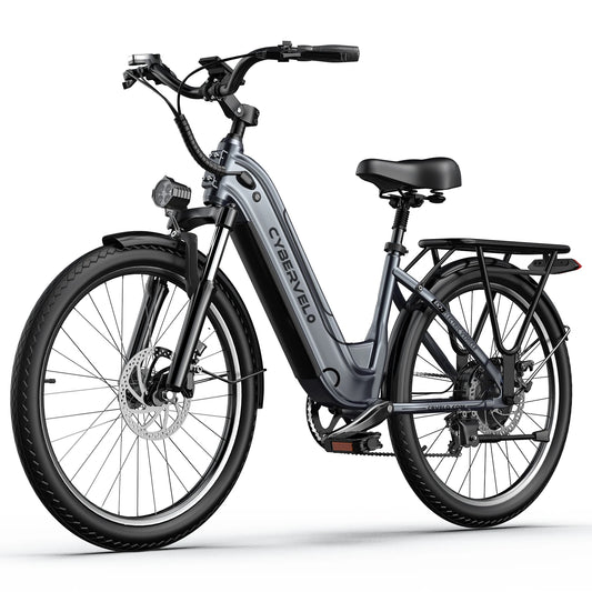 Electric E Bike with 7-Speed,Electric Bike for Adults,up 80 Miles Removable Battery