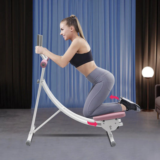 Weight Capacity, Foldable, Core & Abdominal Exercise Fitness Equipment for Home Gym