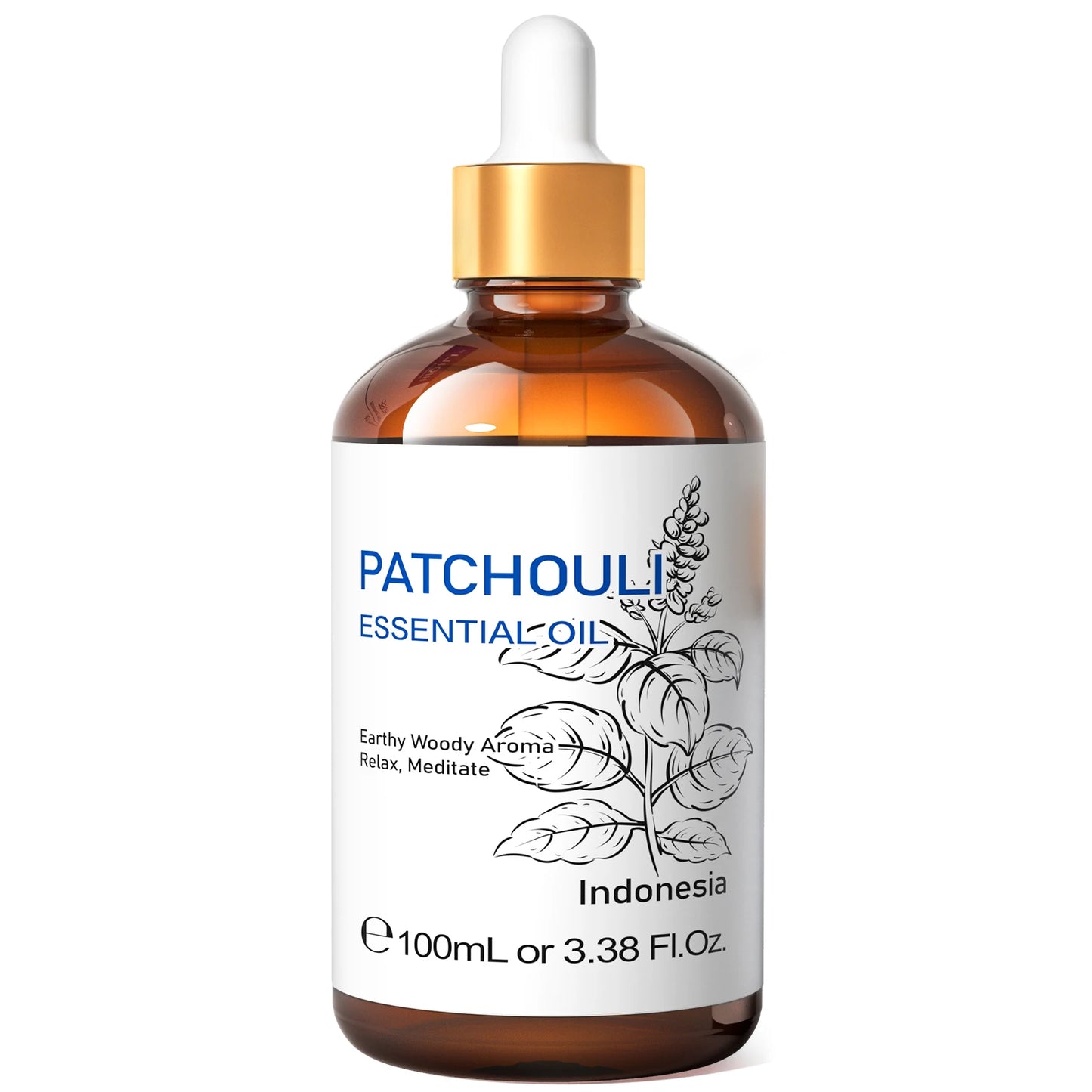 Patchouli Essential Oils,100% Pure Nature for Aromatherapy, Diffuser, Humidifier, Massage