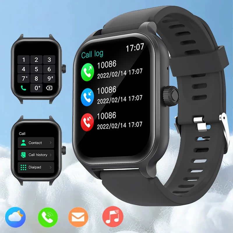Smart watch, wireless calling/dial, multi-Sport mode, for iPhone/Andriod