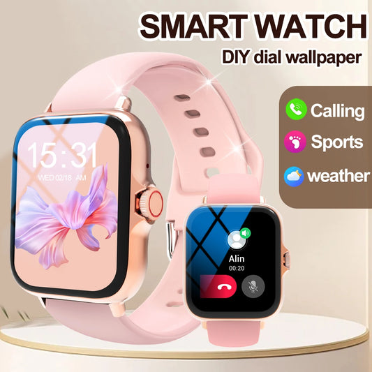 Smart watch with multiple sports modes, can make and receive calls