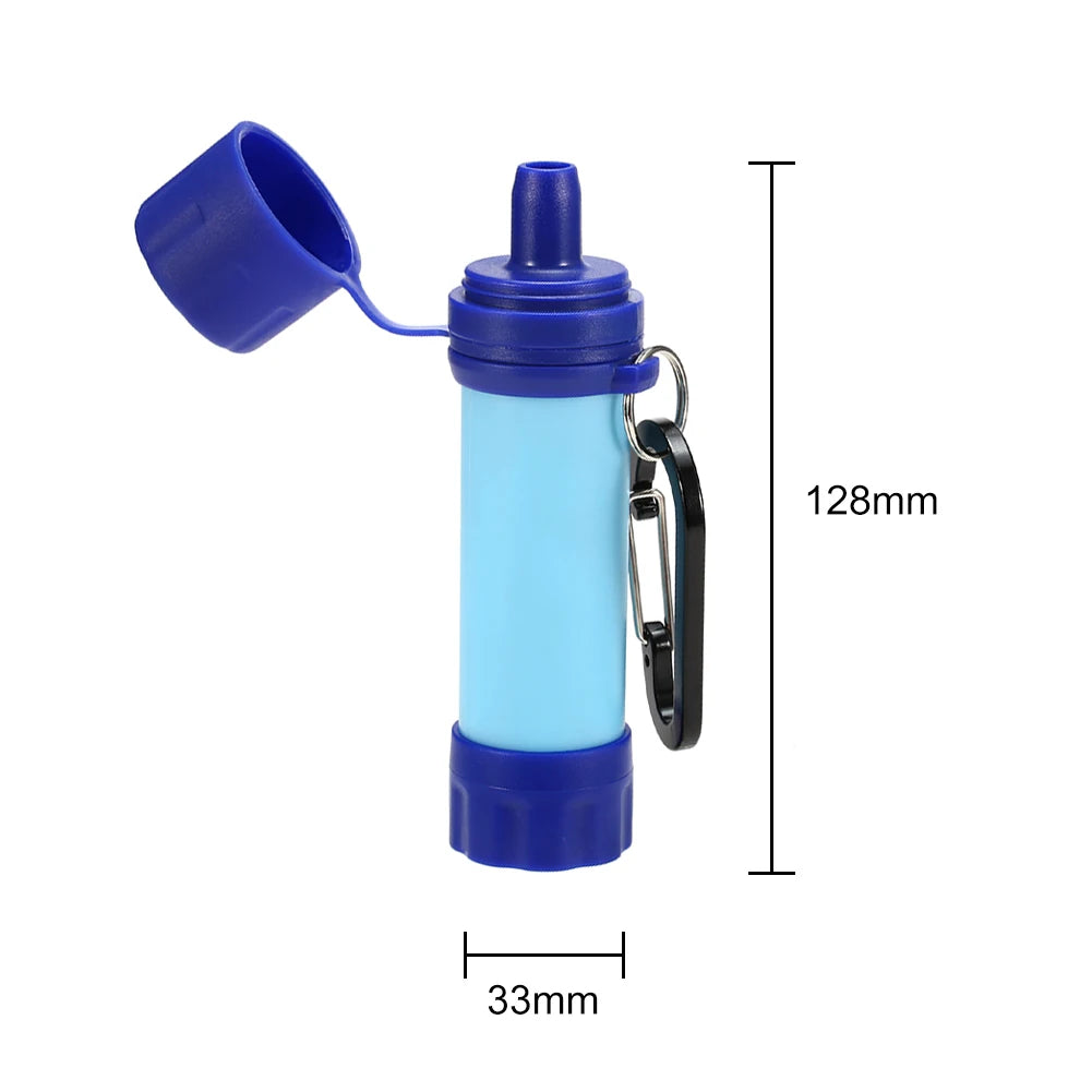 Camping Water Purifier Mini Filter Straw Direct Drinking Water