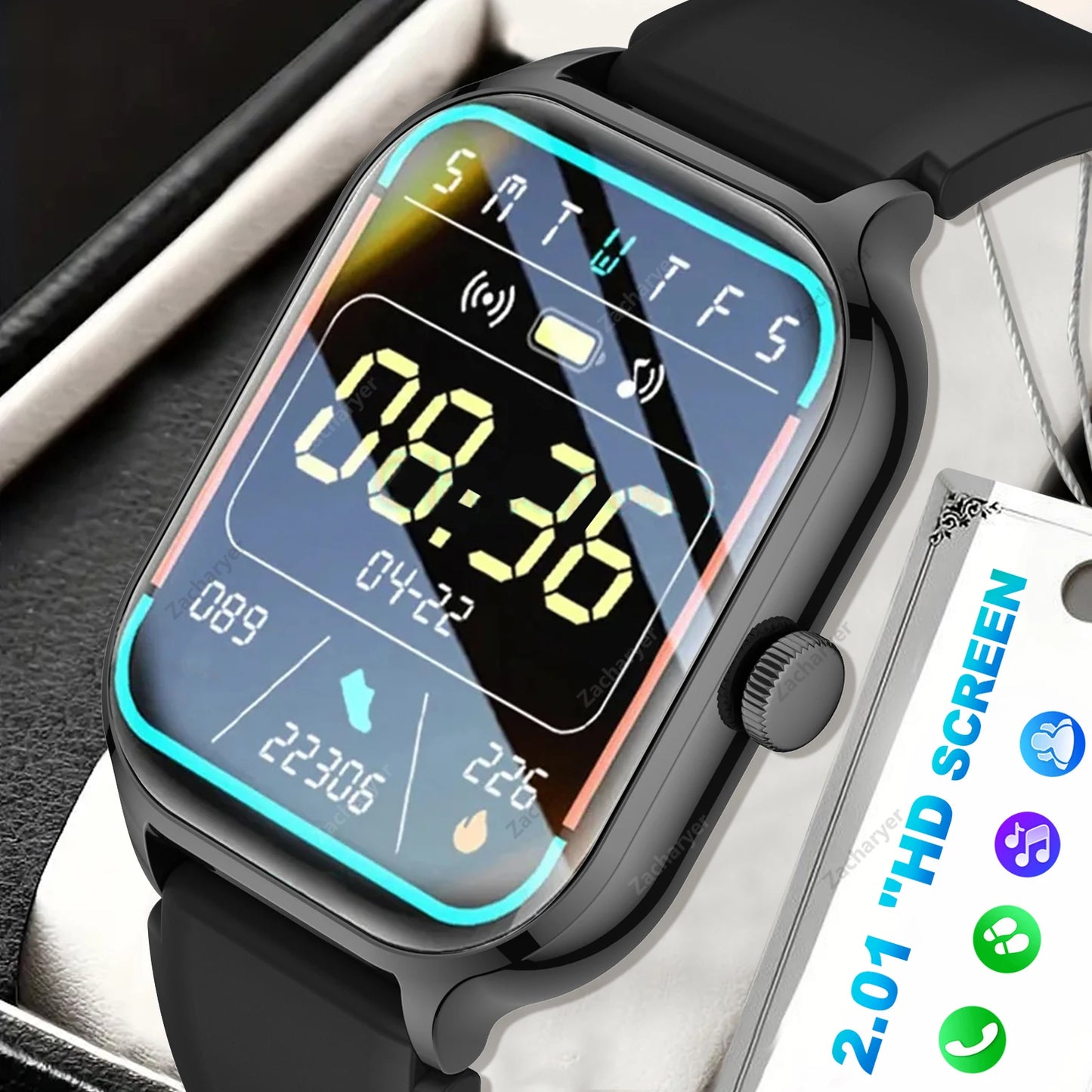 Smart watch full touch screen, sports watch, can answer and make calls
