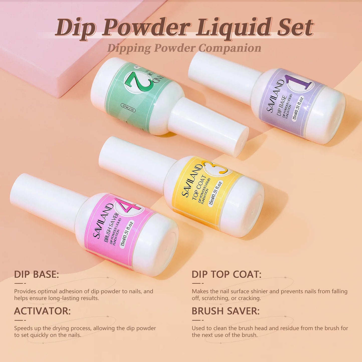 31PCS Dipping Nail Powder Kit Nail Dip Powder Liquid Set Nail Repair Nail Art