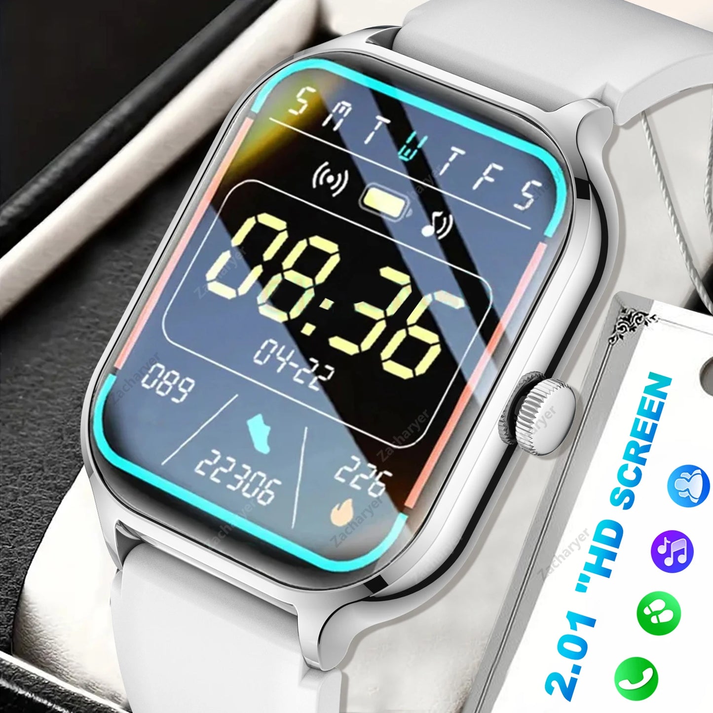 Smart watch full touch screen, sports watch, can answer and make calls