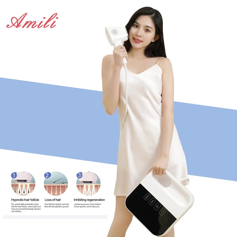 Laser Hair Removal Device  Beauty Salon Grade Home Hair Remover