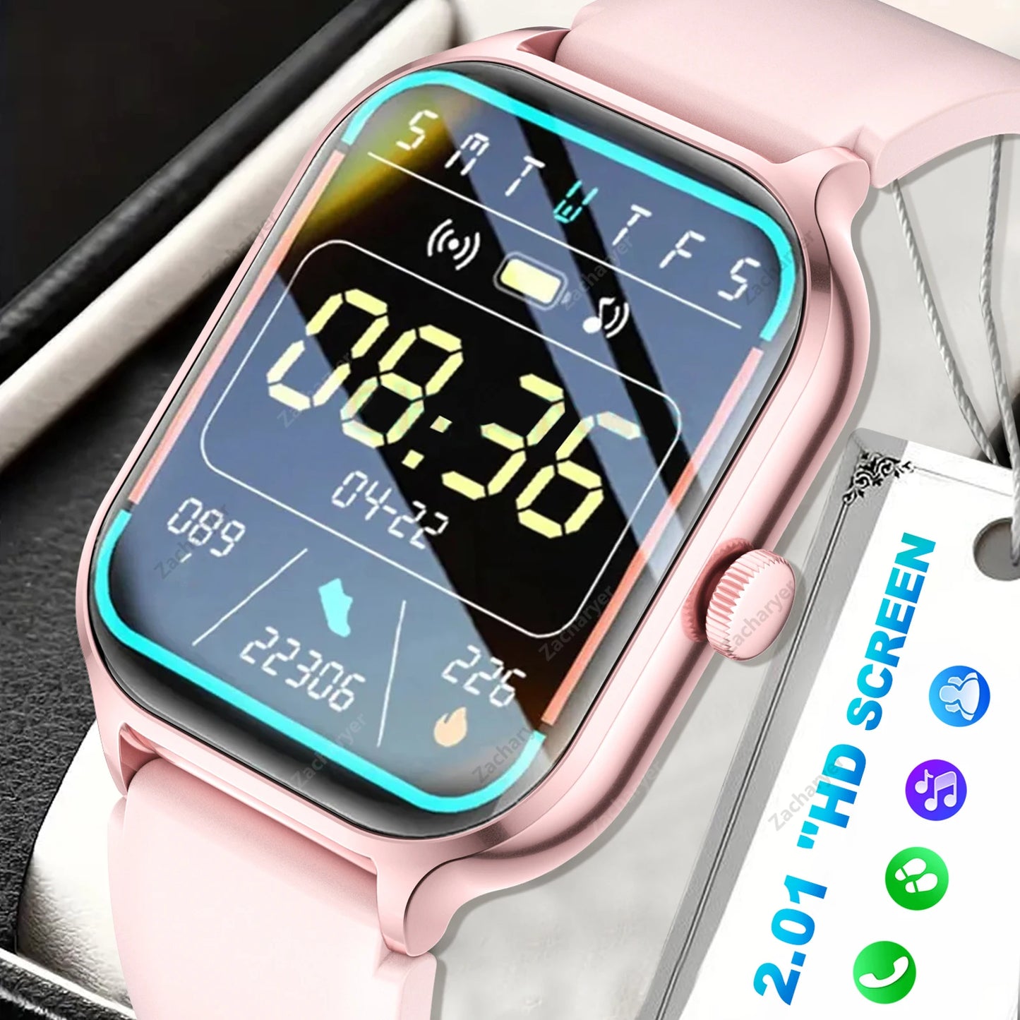 Smart watch full touch screen, sports watch, can answer and make calls