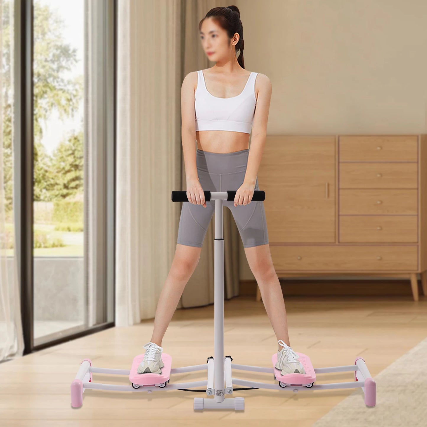 Leg Ski Exercise 2 in 1 Leg Machine Slim Body Female Pelvic Floor Muscle Repair