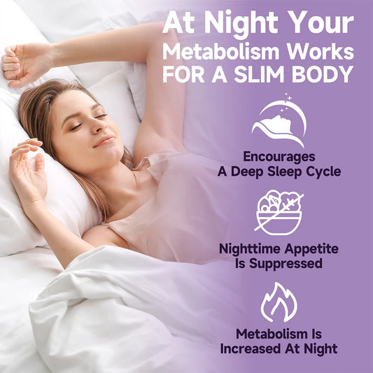 Night Time Fat Burner, for Men and Women, Weight Management, Healthy Sleep