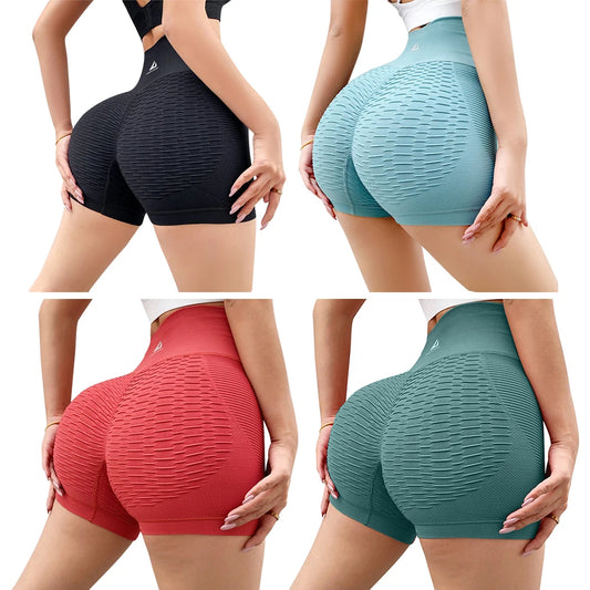 Workout Shorts for Women Butt Lifting Running Shorts High Waisted Exercise Fitness