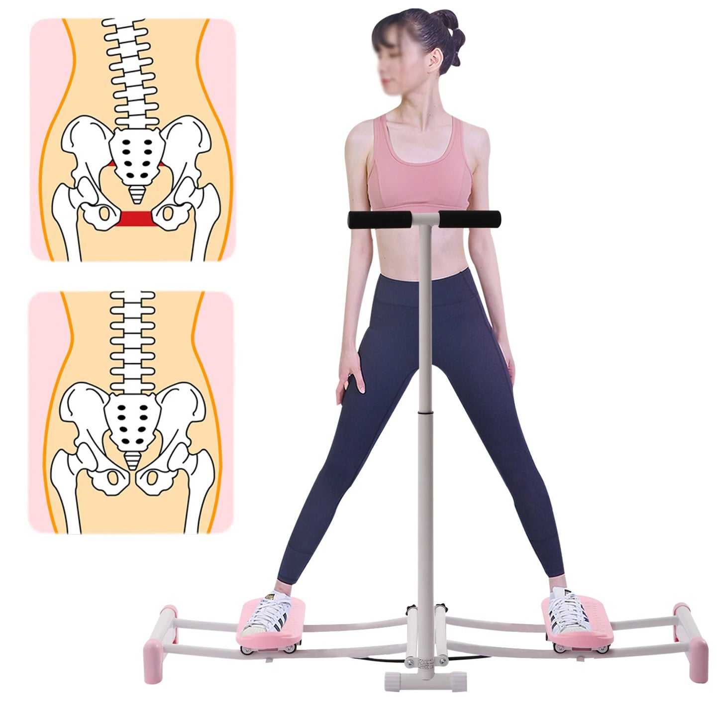 Leg Ski Exercise 2 in 1 Leg Machine Slim Body Female Pelvic Floor Muscle Repair