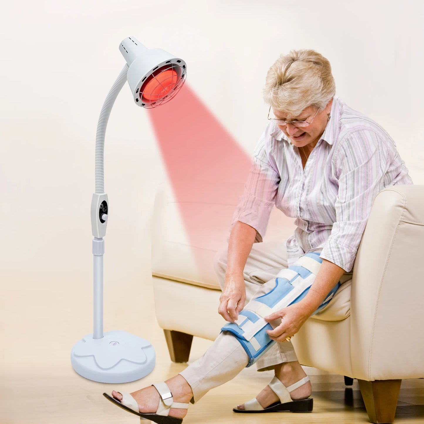 Physiotherapy Lamp Electric Infrared Therapy Lamp Temperature Heat Lamp Relief Pain Tools