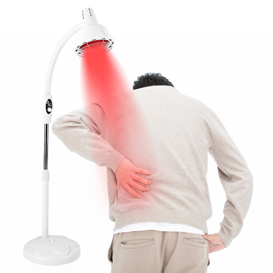 Infrared Light Therapeutic Lamp Single/Double Head Electric Heating Lamp Adjustable Pain Relief