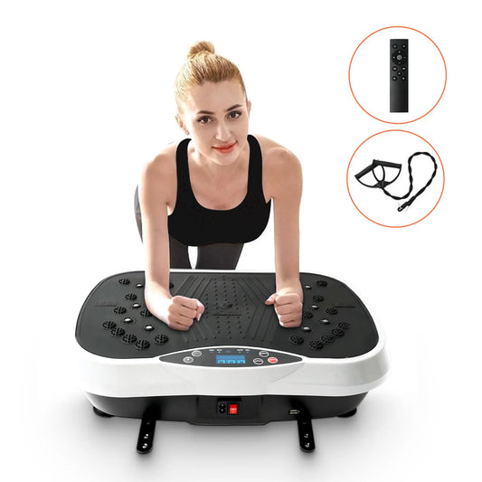Vibration Plate Exercise Machine Fat-Burning Home Fitness. Shaping Whole Body Workout Portable Fitness Equipment