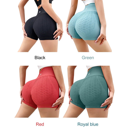 Workout Shorts for Women Butt Lifting Running Shorts High Waisted Exercise Fitness