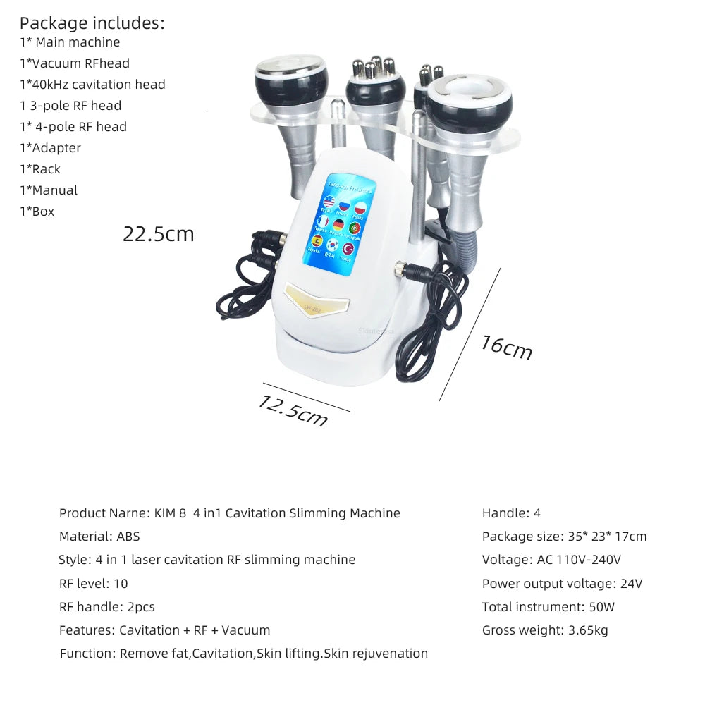 Cavitation Ultrasonic Body Care Tool