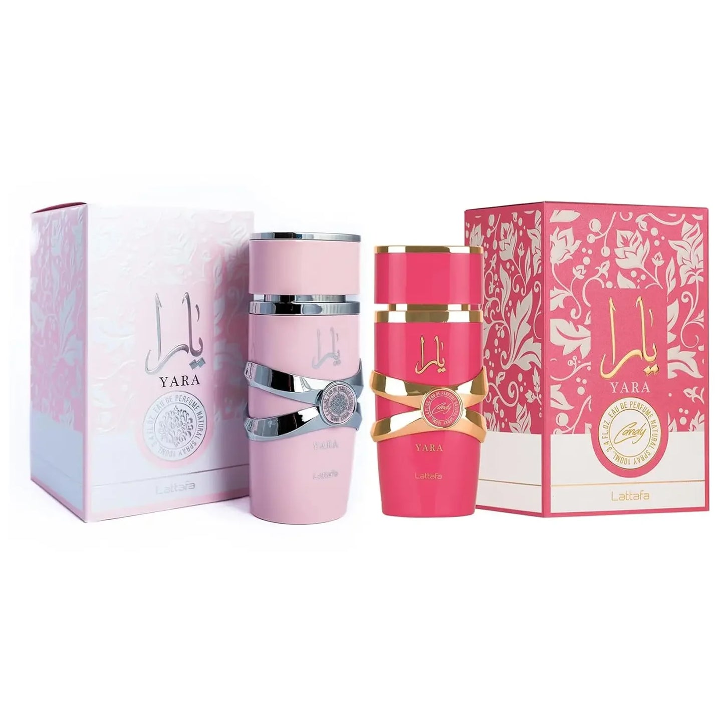 2 Piece Set for Women (3.4 Ounce Yara Eau De Parfum Spray)