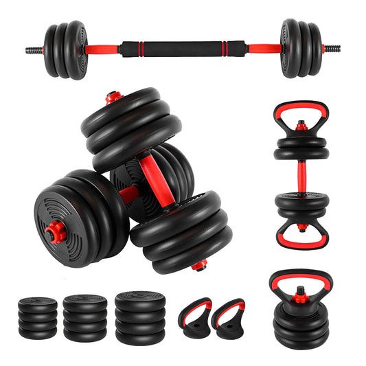 Adjustable Dumbbell Set 44 Lbs Weights Set, Multifunctional Home Gym Equipment